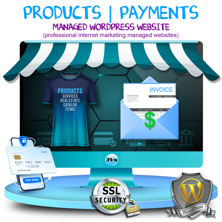 managedwebsite online payments ecommerce onlinecart